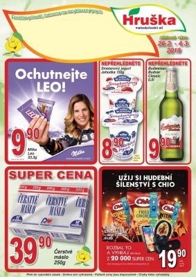akční leták Hruška 26.2.2019-4.3.2019