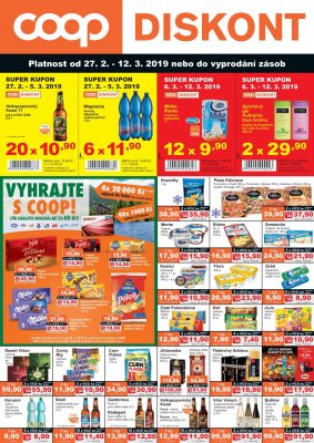 akční leták COOP 27.2.2019-12.3.2019