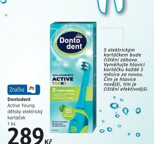 Kartáček na zuby elektrický Young Active Dontodent