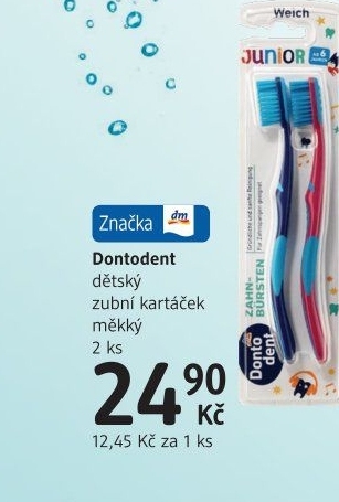 Kartáček na zuby dětský Dontodent