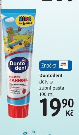 Pasta na zuby dětská Kids Dontodent