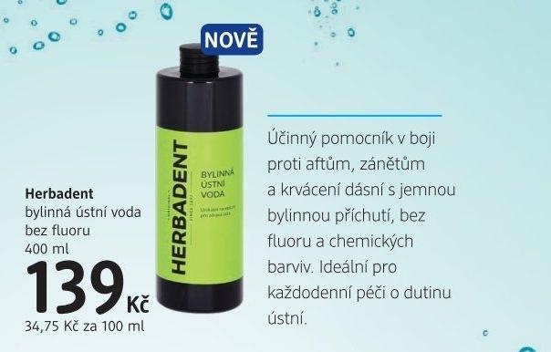 Ústní voda bylinná Herbadent