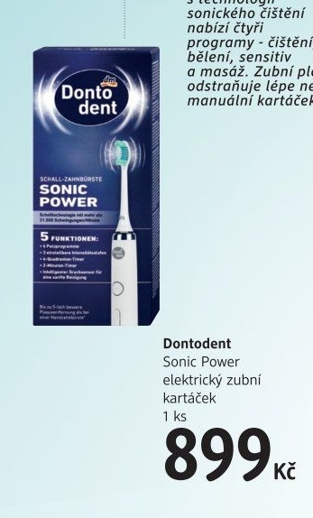 Elektrický zubní kartáček Sonic Power DontoDent