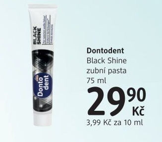 Pasta na zuby Black Shine Dontodent