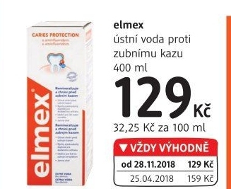 Ústní voda Elmex