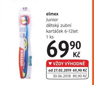 Kartáček na zuby dětský Elmex