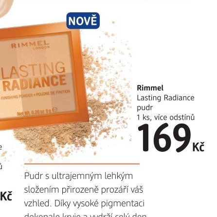 Pudr Lasting Radiance Rimmel