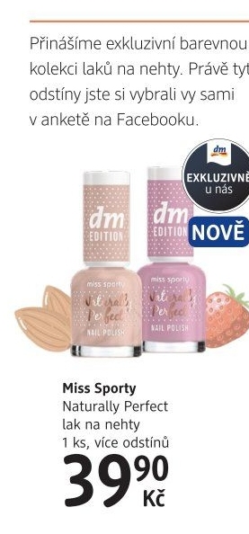 Lak na nehty Naturally Perfect Miss Sporty