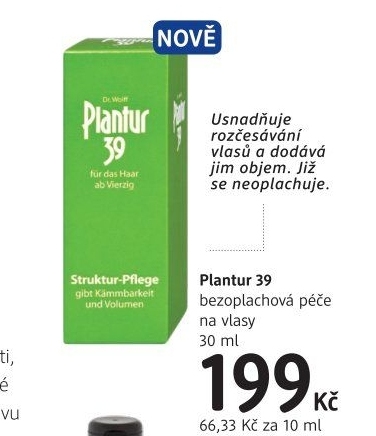Hydratační fluid na vlasy 39 Plantur