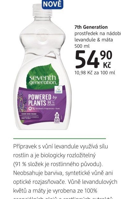 Prostředek na nádobí Seventh Generation