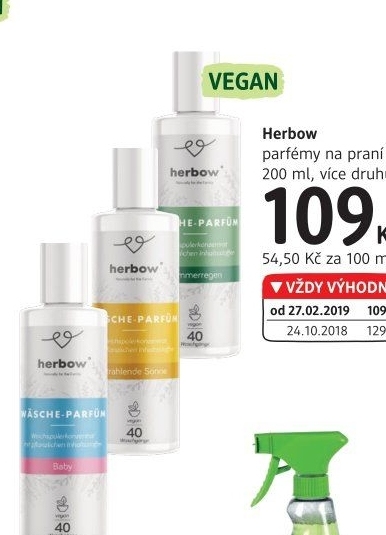 Parfém na praní Herbow