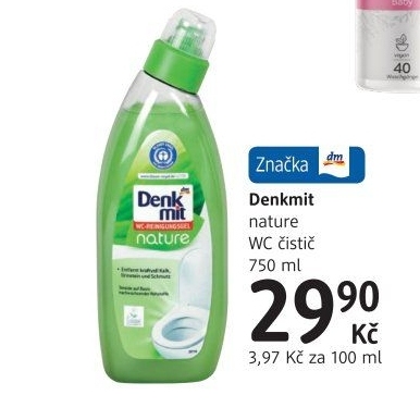 Čistič WC gelový Nature Denkmit
