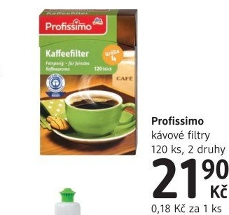 Kávové filtry Profissimo