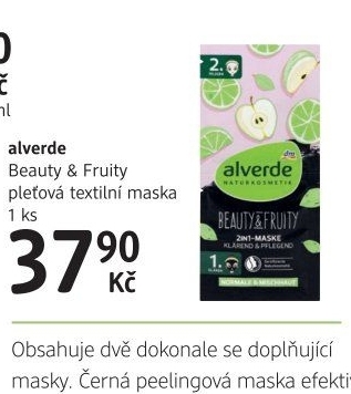 Maska pleťová textilní Beauty&amp