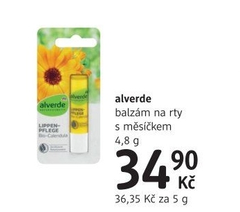 Balzám na rty Alverde