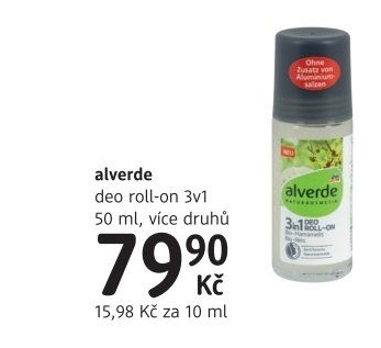 Deodorant kuličkový roll-on Alverde
