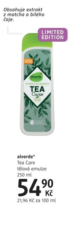 Tělová emulze Tea Care Alverde