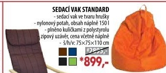 Sedací vak STANDARD světle zelený V15