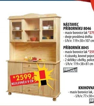 Nástavec příborníku 8046