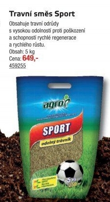 Travní směs Sport Agro