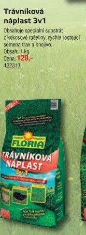Hnojivo Trávníková náplast Floria