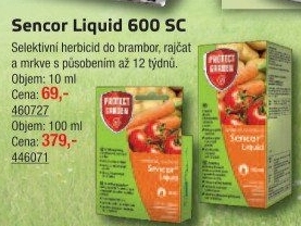 Přípravek proti plevelům Sencor Liquid Bayer Garden