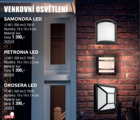 Venkovní LED osvětlení