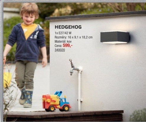 Venkovní nástěnné svítidlo Philips Hedgehog