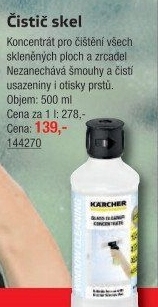 Čistič skel Kärcher