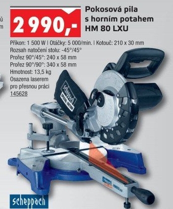 Pokosová pila Scheppach HM 80 LXU