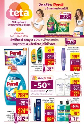 akční leták Teta drogerie 7.3.2019-18.3.2019