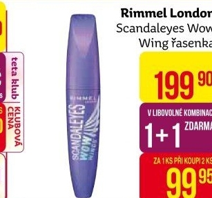 Řasenka Scandal Eyes Wow Wings Rimmel
