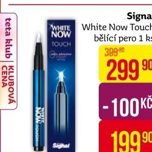 Zubní pero bělicí White Now Touch Signal
