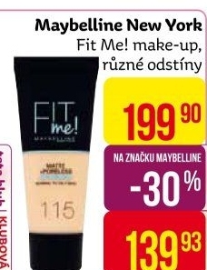 Make up Fit me! Matte + Poreless Maybelline
