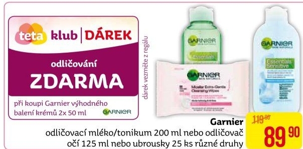 Mléko odličovací Garnier