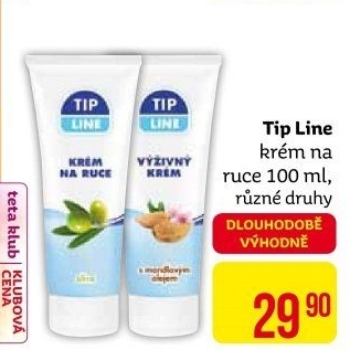 Krém na ruce Tip Line