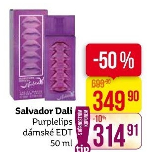 Toaletní voda dámská Purplelips Sensual Salvador Dali
