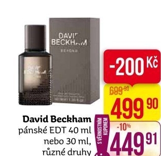 Toaletní voda pánská David Beckham
