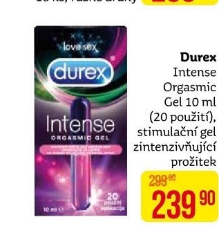 Gel lubrikační Intense orgasmic Durex