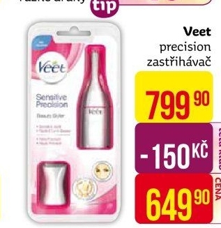 Elektrický zastřihovač dámský Sensitive Precision Veet
