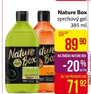 Sprchový gel Nature box