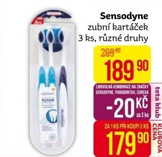 Kartáček na zuby Sensodyne