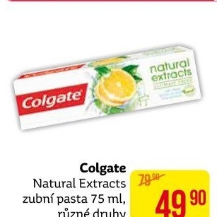 Pasty na zuby Natural Extracts Colgate