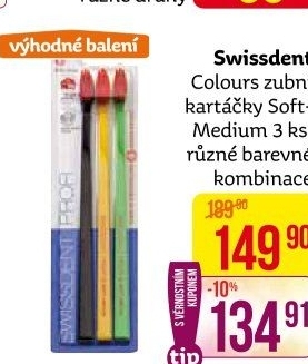 Kartáček na zuby Colours Swissdent