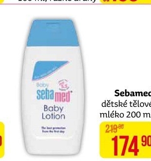 Tělové mléko dětské Sebamed Baby