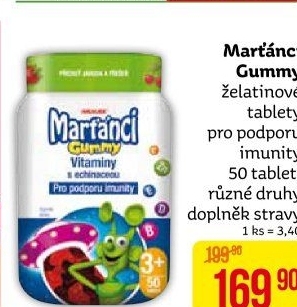 Vitamíny Gummy Marťánci