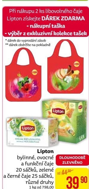 Ovocný čaj Lipton
