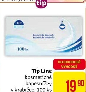 Papírové kapesníčky Tip Line - box