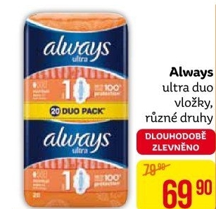 Vložky dámské Ultra Always