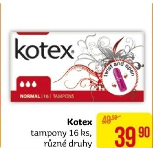 Tampony Kotex
